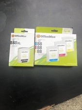 Officemax Hp 88 Tri Color And Hp 88XL Black Combo