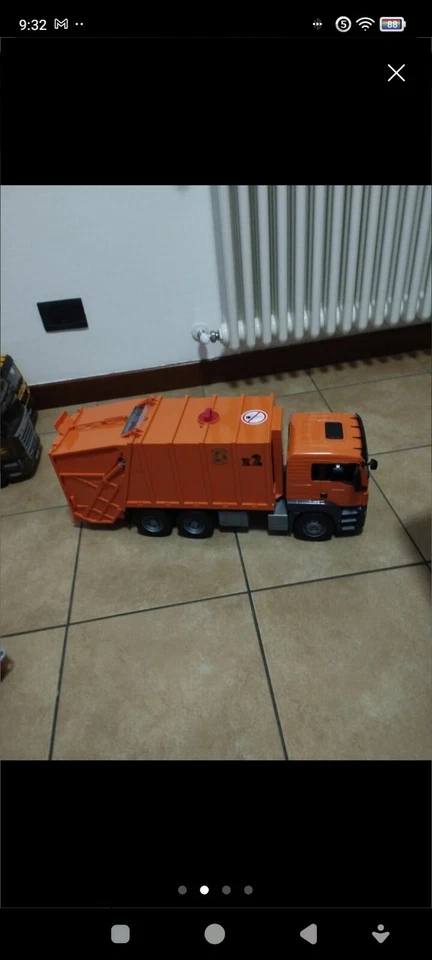 BRUDER 03760 CAMION MAN TGS SPAZZATURA RIFIUTI - Immagine 3 di 4