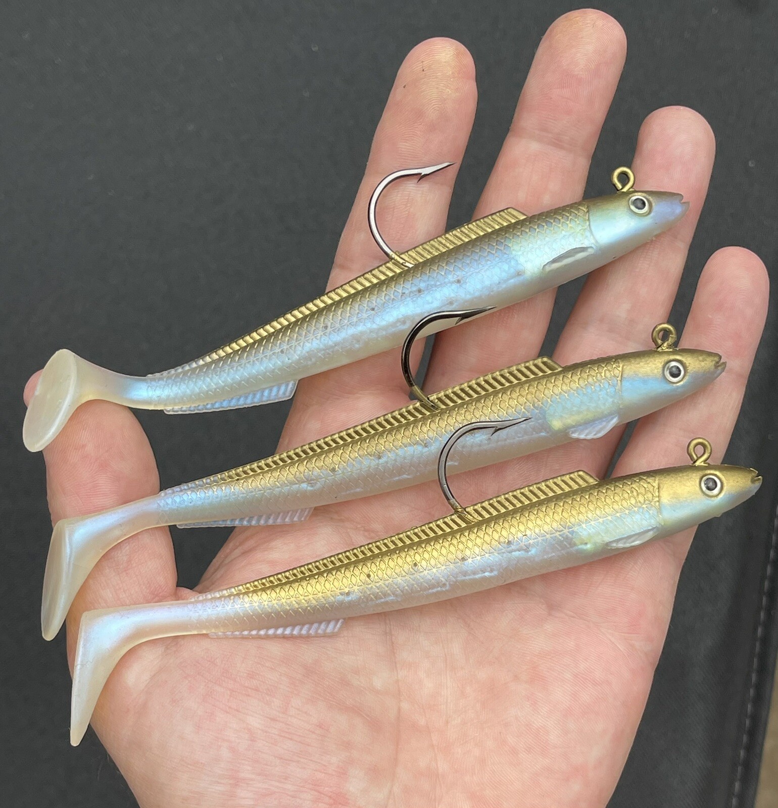 FINATIC 6” 25g Saltwater Sandeel Lures Bass Wrasse Cod Pollock Sea