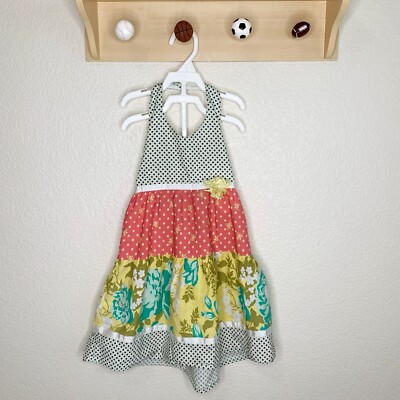 BlueBeri Boulevard Size 4 Girl Halter Summer Dress | eBay