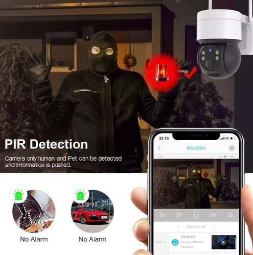 TELECAMERA WIFI Esterna con PANNELLO SOLARE Compatibile ANDROID/IOS ALEXA - Foto 18 di 19