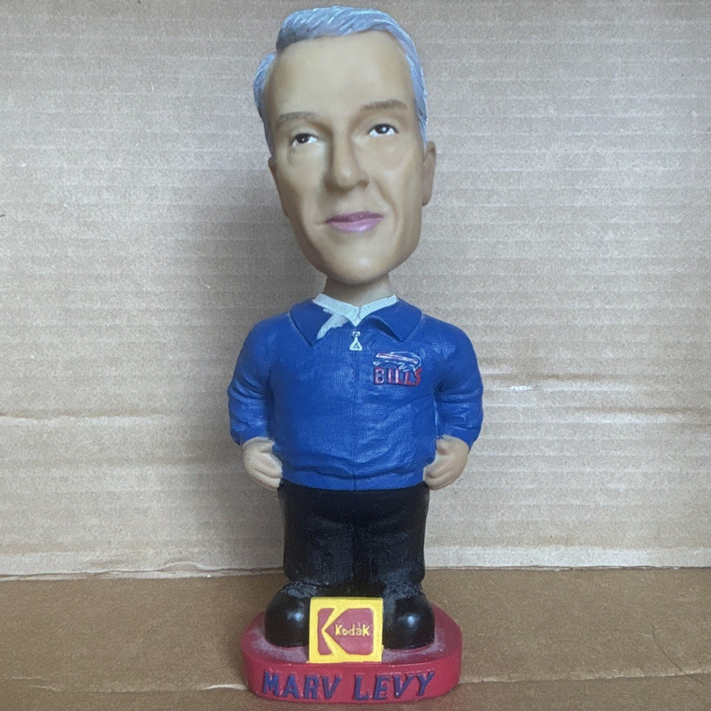 Buffalo Bills Limited Edition Marv Levy Bobblehead Figure Football