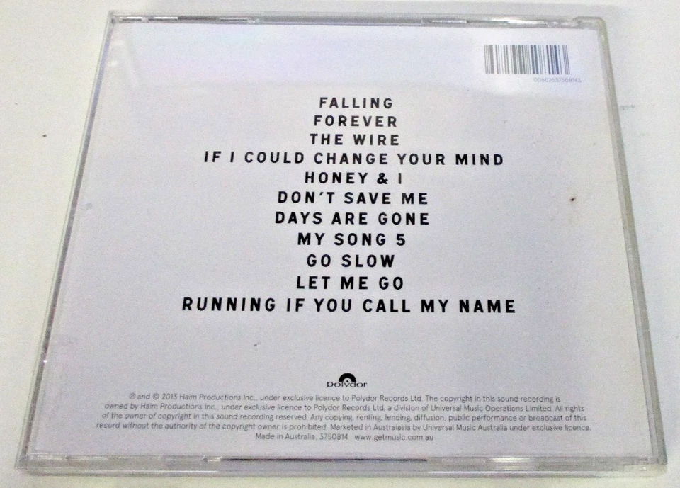 Days Are Gone - HAIM - CD - Image 3 of 3