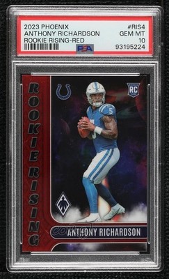2023 Phoenix Rookie Rising Red 5/199 Anthony Richardson PSA 10 GEM MT RC 3tb