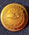POSSIBLY CIVIL WAR ERA UNIVERSITY OF THE SOUTH STAFF BUTTON ALBERT# SU-393A-TY
