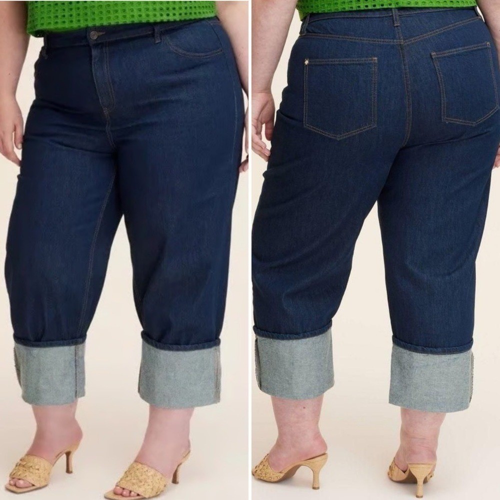 Kate Spade Dark Blue Cropped Jeans, photo 3