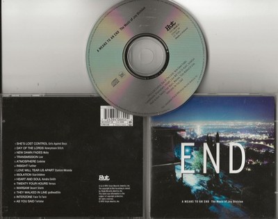 A MEANS TO AN END Joy Division covers cd rare 1995 Codeine Moby Tortoise Low Hut