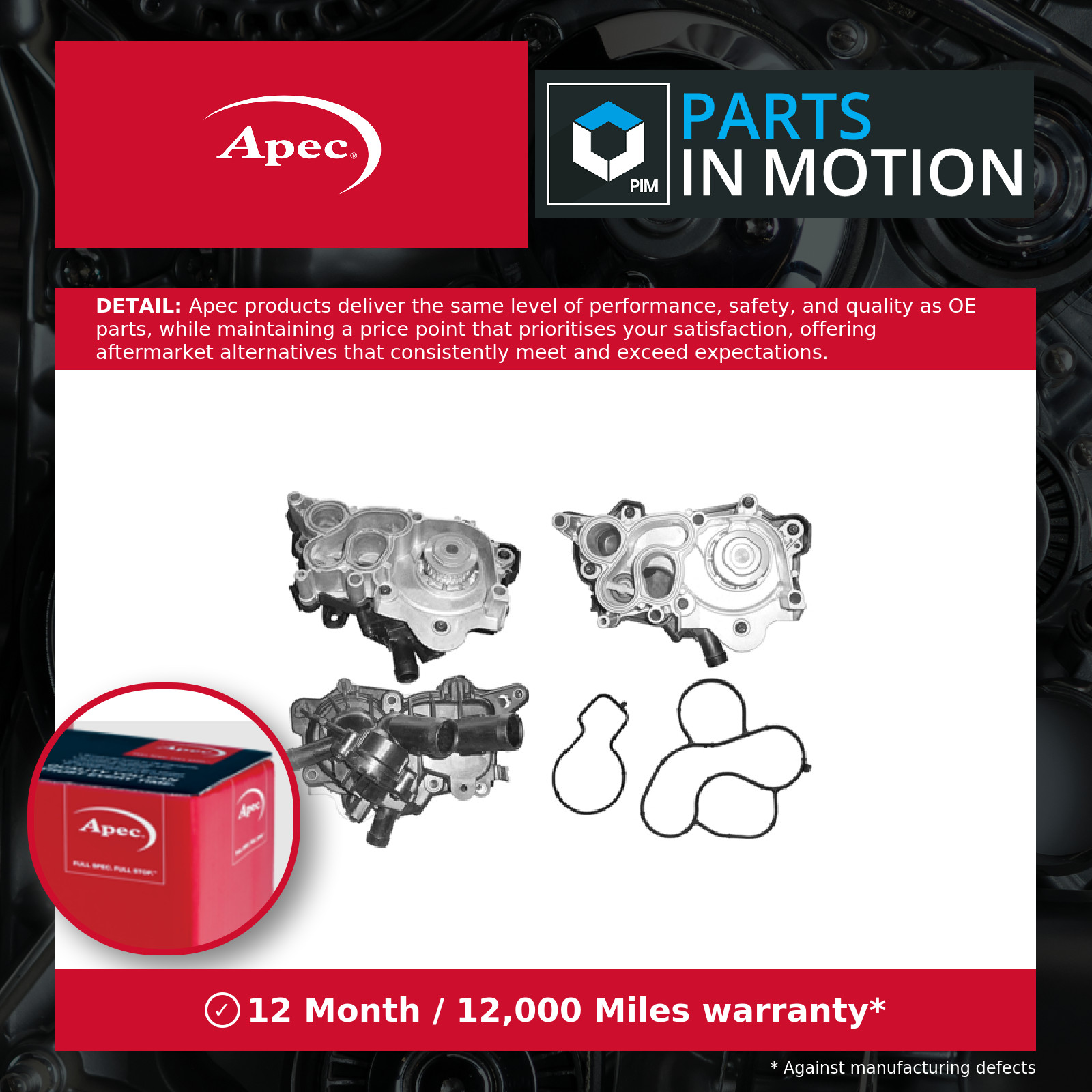 For SKODA FABIA III NJ3 2014 to 2021 WATER PUMP - Image 6