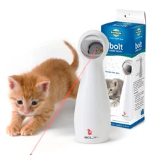 PetSafe Bolt Automatic Laser Light Cat Toy – Interactive & Adjustable – 2 Modes
