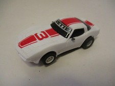 TYCO Magnum 440 Slot Car 8912 1979 '79 CORVETTE White 3 RUNS 