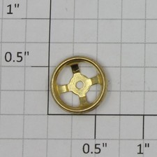 MTH TP-OF00034 Brass Hopper Brake Wheel