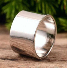 925 Sterling Silver, Solid Silver, Band Ring,...