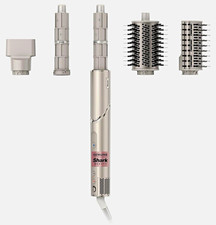 Shark FlexStyle Folding Hair Dryer Beige 1400W 2x1.25" Curlers, Brushes