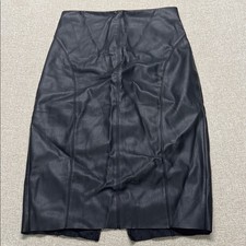 Express High Waisted Faux Leather Pencil Skirt