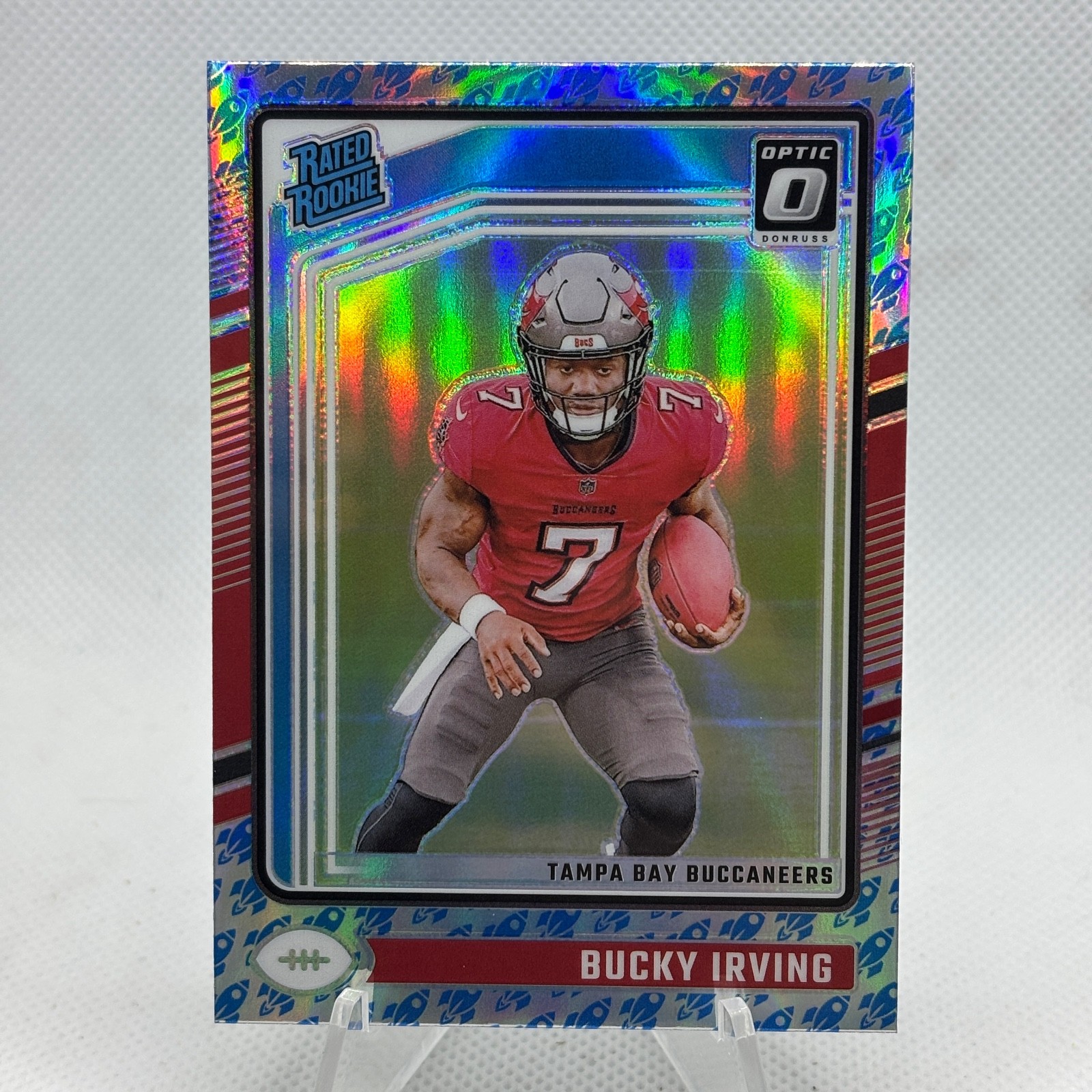 2024 Donruss Optic Rated Rookie Rocket   Emoji Bucky Irving SSP #216 Case Hit