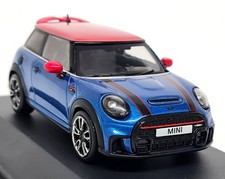 Solido 1/43 BMW Mini John Cooper Works Island Blue F56 2023 Diecast Model Car