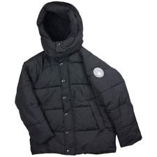Gap Kids XL Black Puffer Jacket Removable Hood Fleece Lining Unisex Warm