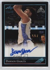 2021-22 Leaf Memories 1992 Base Platinum 86/99 Dawson Garcia #BG-DG1 Auto 3hd