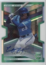 2023 Elite Extra Edition Status Signatures Die-Cut 1/23 Erick Torres Auto 09jb