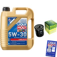Inspektionspaket 5L Liqui Moly Longlife 5W-30 FüR Mitsubishi Colt VI 1.3 1.1