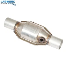 2.25" Inlet/Outlet 13" Length Universal Catalytic Converter 53005  with O2 Port
