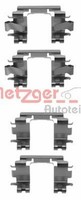ZubehöRsatz Scheibenbremsbelag Metzger Autoteile 109-1257 FüR Civic Honda Ej Ek