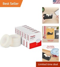 Invisible Tape 3/4" x 36 Yards, 6 Pack - Durable Waterproof Multi-Surface Seal