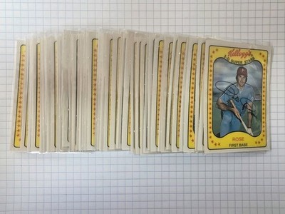 1981 Kellogg's 3-D Super Stars Lot X57 Rose, Schmidt, Jackson, Carew