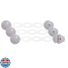 Dreambaby Ezy-Check Multi-Use Latch - Child Safety Locks for Cabinets, Fridge