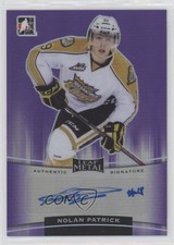 2014-15 ITG Leaf Metal Purple Prismatic 8/15 Nolan Patrick #BA-NP1 Auto 1fd