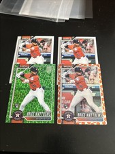 2026 Topps Spring Training Orange Foil #4/25 Rookie Holiday Brice Matthews Astro