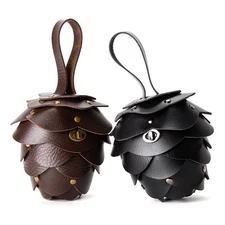 Street Retro Mini Coin Purse Pu Leather Mini Lipstick Bag Waist Bag Storage Bag