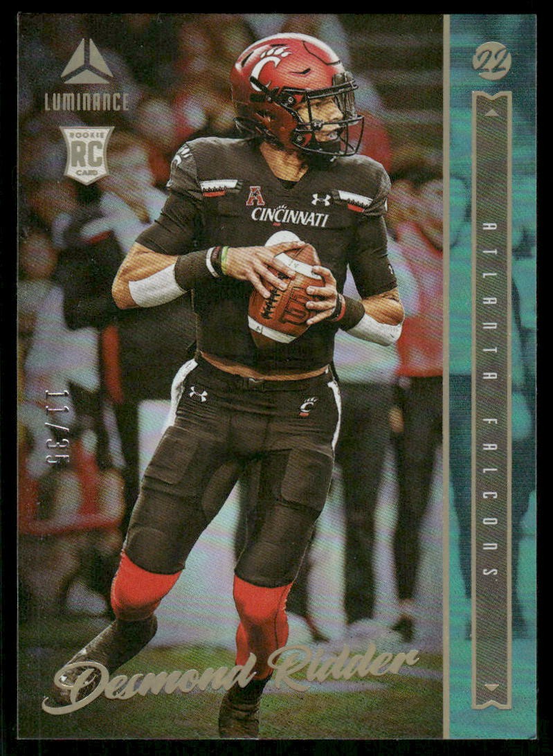 2022 Panini Luminance #102 Desmond Ridder Teal #/35 Rookie