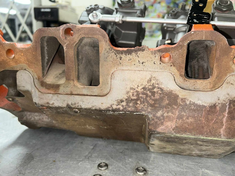 58 59 60 61 Chevrolet 348 409 Intake Tri Power With Rochester Carbs ...