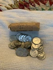 Roll of 40 Higher Grade 1964  D  AU Washington Quarters 90% Silver