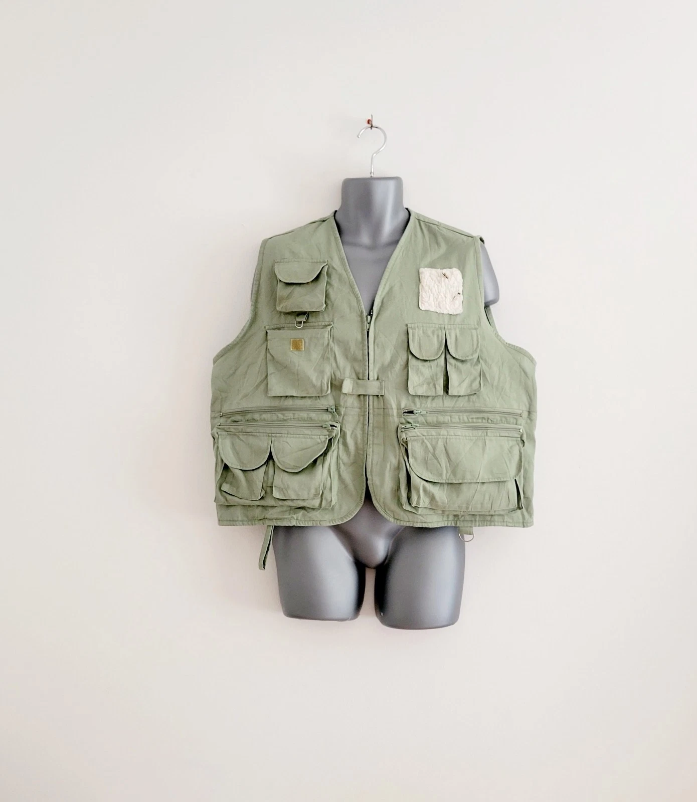 90s Vintage Snowbee Fishing Shooting Hunting Vest Cargo Sports Gilet Men's Siz L