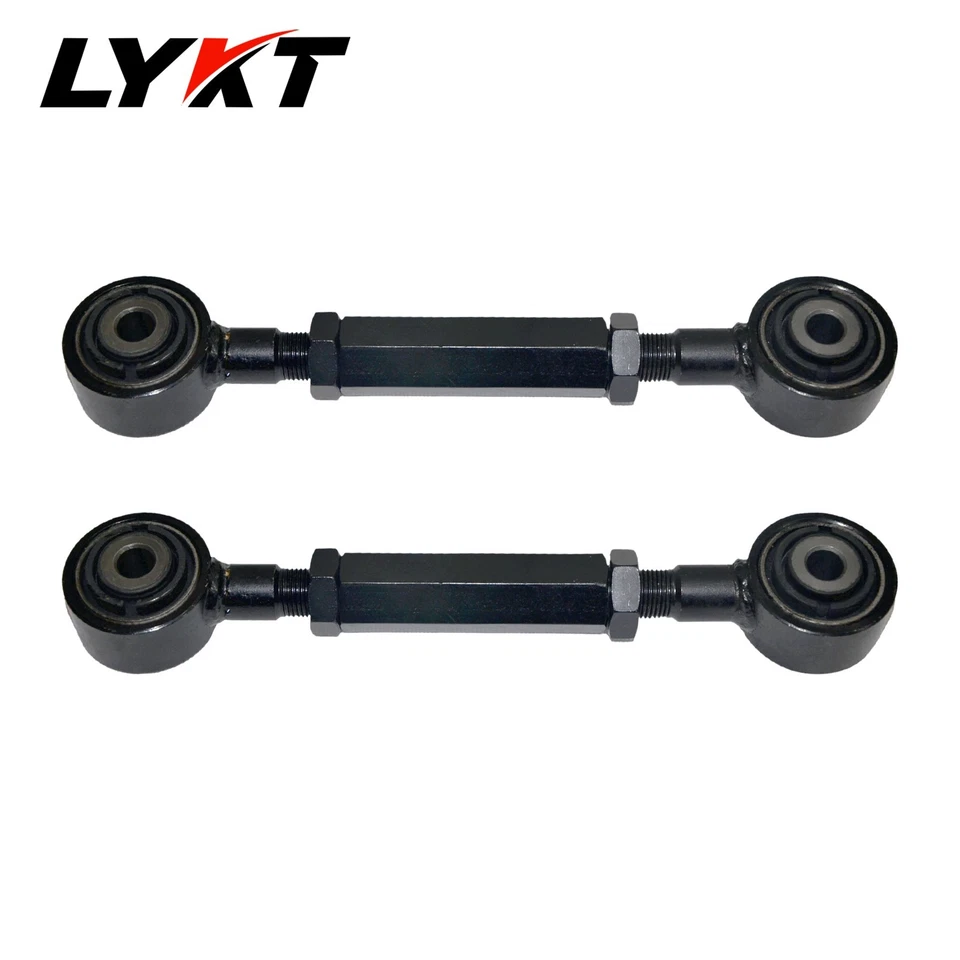 LYKT 2pcs Rear Adjustable Alignment Toe Control Arms Kit for Ford、Mazda、Volvo Foto 3 de 4