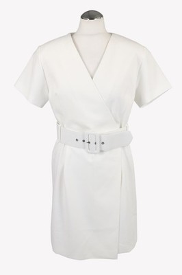 Hugo Boss Damen Kleid Gr. 38 Weiß NEU Kleid Shiftkleid Shirtkleid Dress