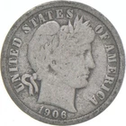 1906-P Barber Dime — photo from another recent sale