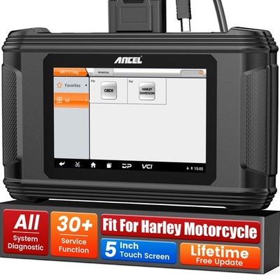 ANCEL MT510 for Harley Motorcycle OBD2 Scanner Diagnostic Tool ABS Oil ECU Reset