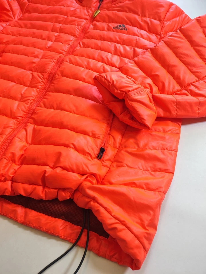 Adidas BASIC GOOSE JACKET Hoody Down Padded Hooded sweat Shirt winter~Mens sz L - Image 2 of 4