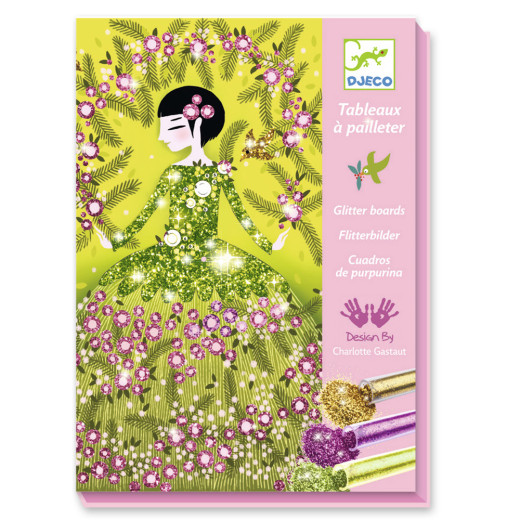 Djeco Glitter Boards Dresses