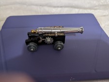 Small Vintage Metal Civil War Cannon Made In Italy