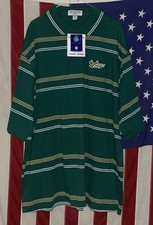 USF Bulls Stripped Polo Shirt Men's Size 2XL Green NWT NEW South Florida NCAA