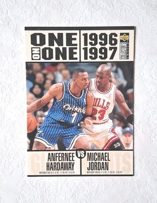 1996 Upper Deck Anfernee Hardaway Vs Michael Jordan #358