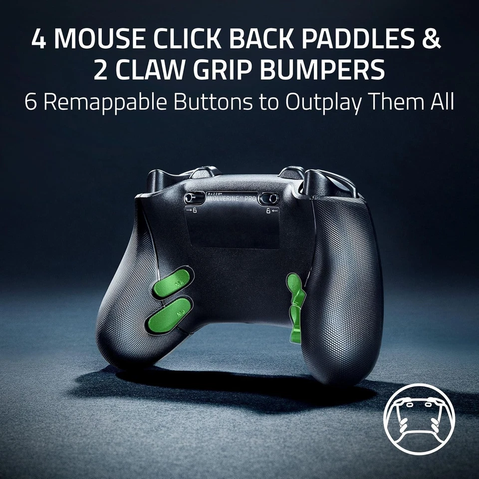 Razer - Wolverine V3 Pro controle de jogos sem fio para Xbox Series, PC-preto - Imagem 2 de 4