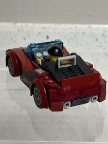 Lego City High Speed Chase Red Sports Car & Cop Car 2 Figures 60138 w/ Manuals