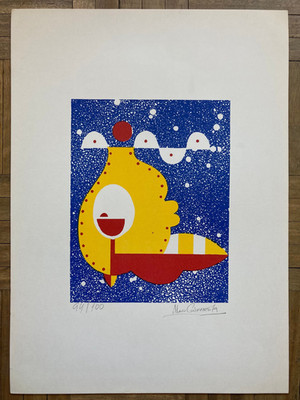 Silkscreen print Alvaro Carmenes, 1979 - Club de Grabado de Montevideo - Signed