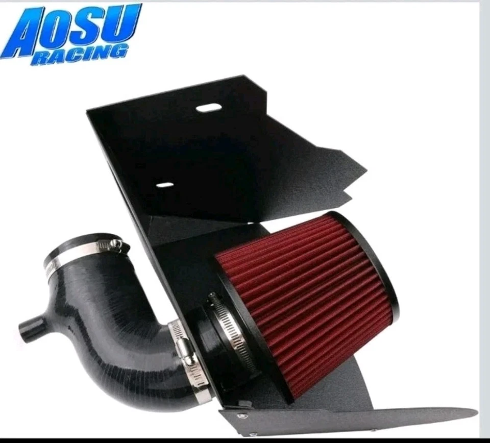 Kit de admisión de aire frío con protector térmico compatible con 2015+ Audi A4 A5 B9 2.0T 40 Foto 2 de 4