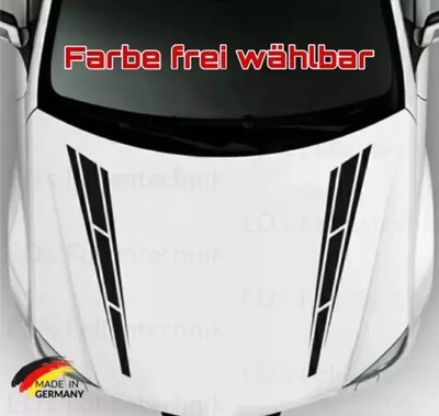 Motorhaube Auto Aufkleber Streifen Sticker Tuning Racing Viperstreifen #24